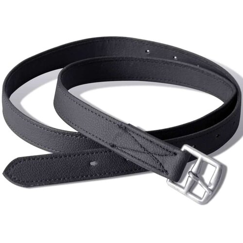 VidaXL Sedlo za Jahanje Komplet 17,5 &amp;quot; od Prave Kože Crno 12 cm 5 u 1 Slike