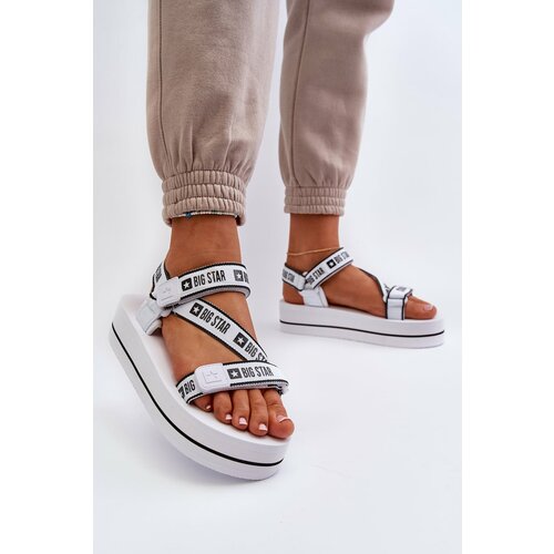 Big Star Women's Platform Sandals White Cene