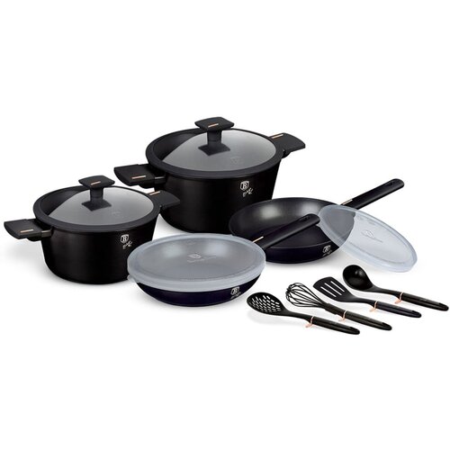 Shumee lončki iz titana set 12 el. berlinger haus monaco BH-7097, (21385342) Cene