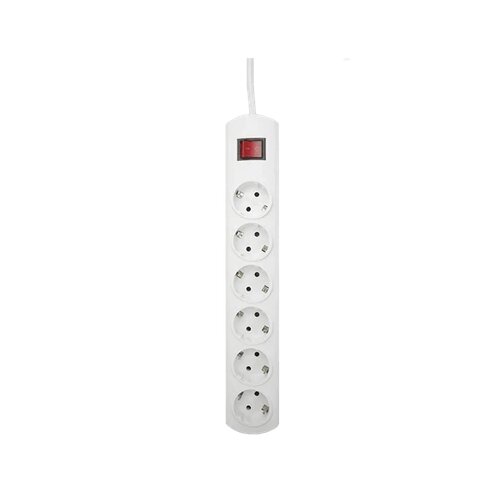 Elco Produžni kabl sa prekidaćem 6 utičnica 2m H05VV-F 3G1.5 PP/J-Y 3x1.5 - 20333 Slike