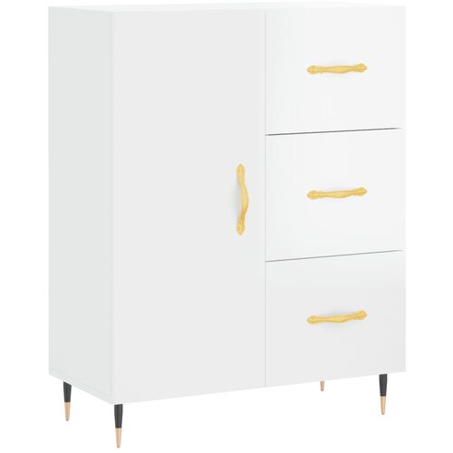Maison Chic Komoda - Predalnik visok sijaj bela 69,5x34x90 cm inženirski les, (21720319) Slike