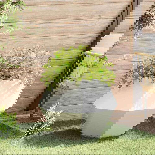  Sadilica Bijelo 75 x 75 x 60 cm Čelik Slike