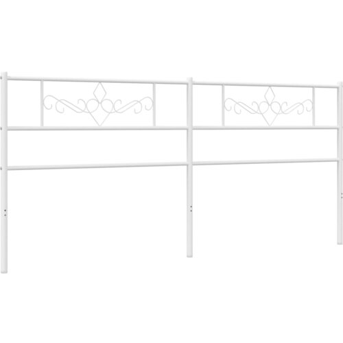 Maison Chic kovinsko posteljno vzglavje - vzglavna omarica - nočna omarica belo 180 cm, (21704628) Slike
