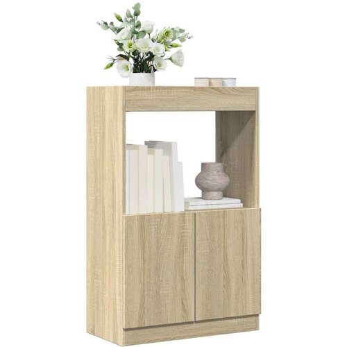  Visoka komoda boja hrasta sonome 63x33x100 cm konstruirano drvo Cijene