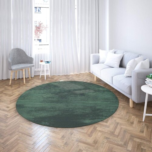  Okrugli tepih sa gumenom podlogom 160x160cm - Smaragd, TG-1139 Cene