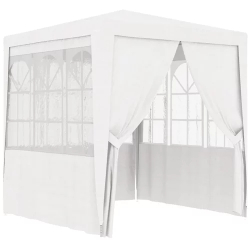  profesionalen vrtni šotor s stranicami 2x2 m bel 90 g/m²