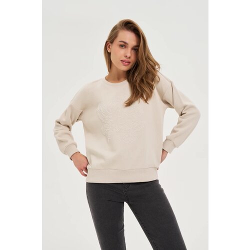 Marisse WOMEN&amp;#039;S SWEATSHIRT Z-BL-4816 L.BEIGE Slike