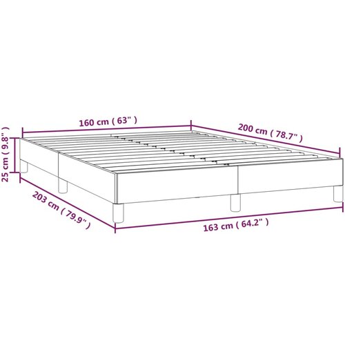  Okvir za krevet bez madraca crni 160x200 cm bar&amp;scaron;unasti Slike