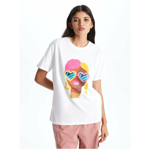 LC Waikiki Crew Neck Printed Short Sleeve Women's T-Shirt Slike