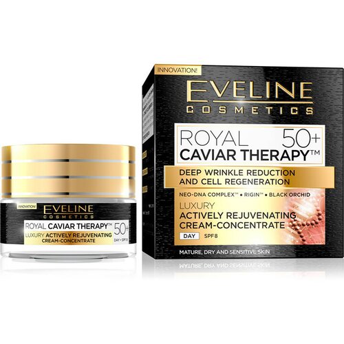 Eveline royal caviar therapy day cream 50+ 50ml Cene