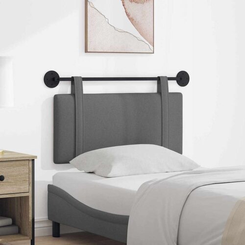  Držeće uzglavlje Zidne Tamno siva 90 x 55 x 5 cm tkanina - Tamno siva 80 cm bez LED svjetla Cijene