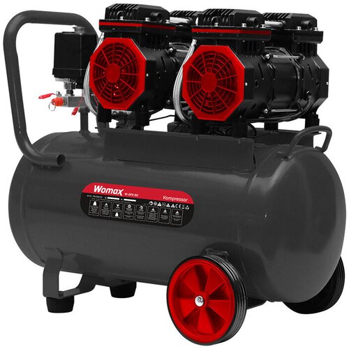 Womax Bezuljni kompresor W-OFK 50, 2900 W , Crna Cene