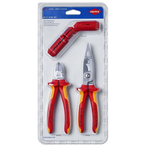 Knipex 00 31 30 BK V01 komplet električnih instalacij 340 mm 00 31 30 BK V01 komplet orodja 3-delni, (20450096) Cene