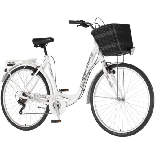 Venssini Bicikl fashion grace 28" alu 21" v-brake 6 brzina 167-192cm (l/xl) beli Cene