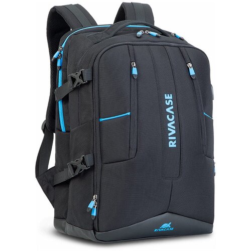  Ruksak RivaCase 17.3" Borneo-Eco 7860 Black ECO Gaming Backpack Cene