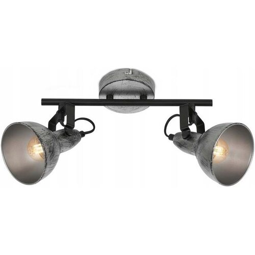 BRILONER 2049-024 - Spot svetlo RETRO 2xE14/40W/230V sivo Cene