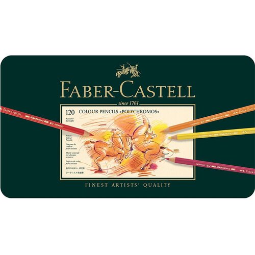 Faber-Castell Drvene bojice Polychromos 1/120 110011 u metalnoj kutiji Cene