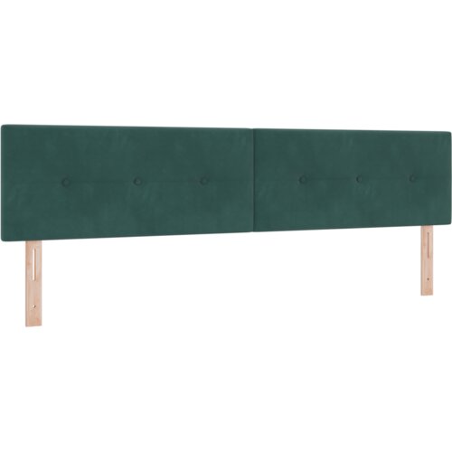  Uzglavlja s madracem Tamno zelena 200x200 cm Bar&amp;scaron;un Slike
