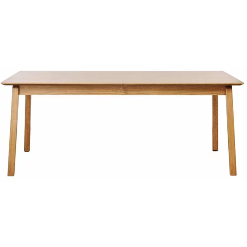 Unique Furniture Proširiv blagovaonski stol s pločom stola u dekoru hrasta 95x190 cm Bari –