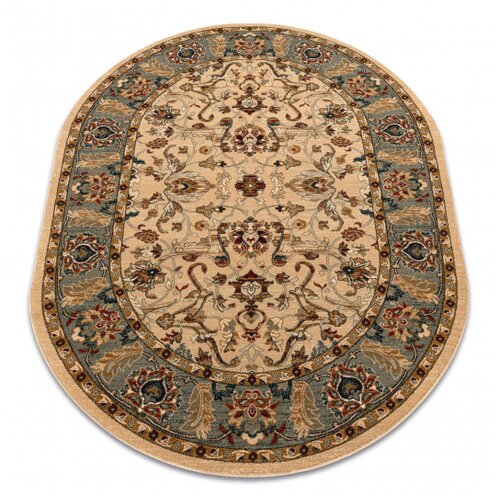 RugsX Preproga volna OMEGA ovalni ORDA rože jasmin 2 zelena 170x235 cm, (21999059) Cene