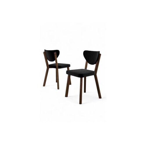 Hanah home set stolica (4 komada) arfe black brown Slike