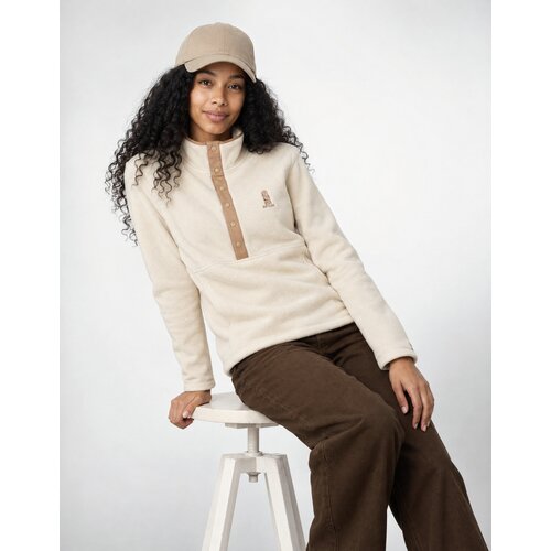 Rip Curl S-Series Polartec Half-Zip Fleece Sweater oatmeal marle Slike