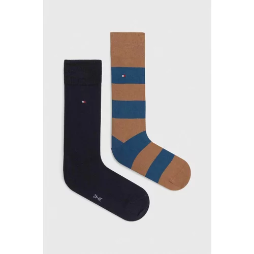 Tommy Hilfiger Čarape 2-pack za muškarce, boja: smeđa