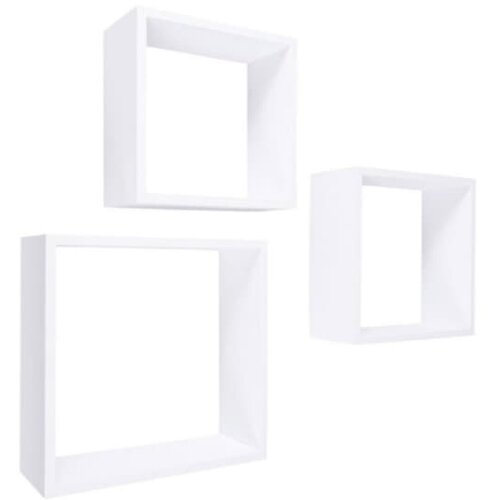 3 Set zidnih polica Frame (Opteretivost: 5 kg, Bijele boje) Slike