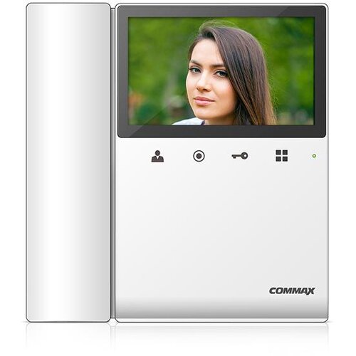 Commax CDV-43K2 bijeli - verzija 230Vac - videofon 4.3", CVBS, sa slušnim aparatom, 2 ulaza Cene