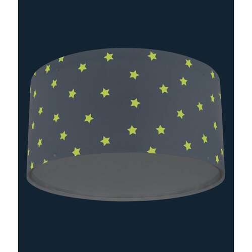 Dalber 82216T - Dečije plafonsko svetlo STAR LIGHT 2xE27/60W/230V plavo Slike