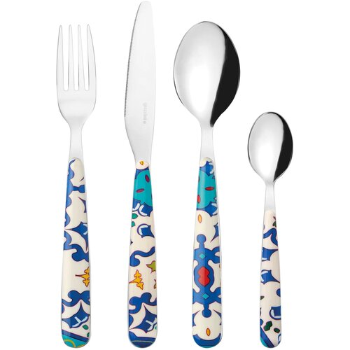 guzzini 24-delni set jedilnega pribora "Flower & Lemon" - Mediterranean Blue Cene
