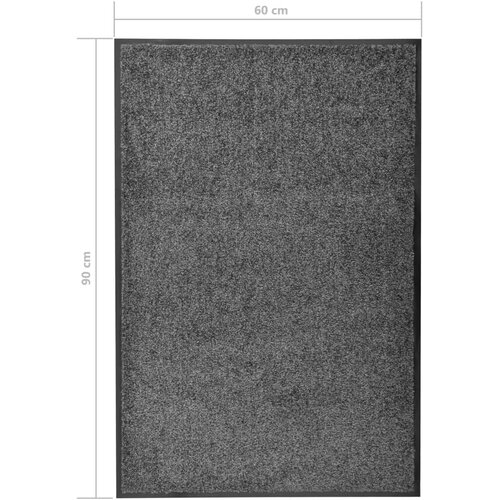  Otirač perivi antracit 60 x 90 cm Slike