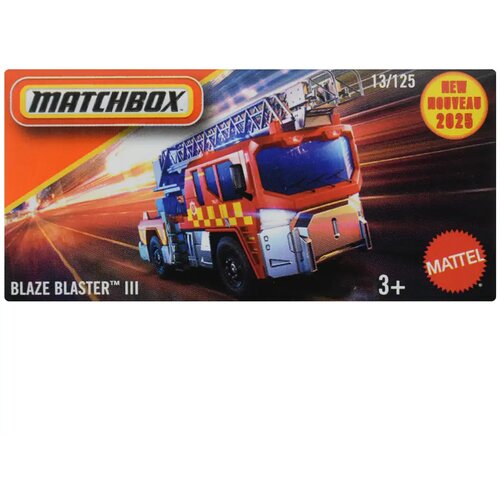 Mattel Matchbox: Vatrogasno vozilo Blaze Blaster III u kartonskoj kutiji 1/64 - Cijene
