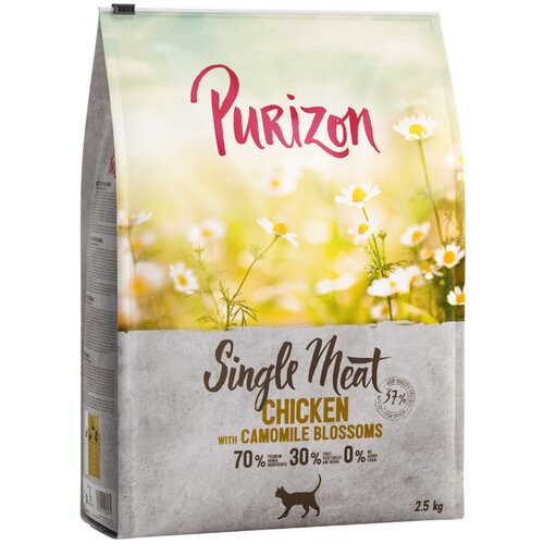 Purizon Single Meat pi&amp;scaron;čanec s cvetovi kamilice - 2,5 kg Slike