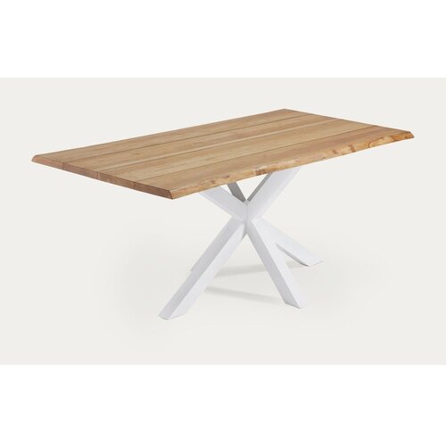 Kave Home Blagovaonski stol s pločom stola u dekoru hrasta 90x160 cm Argo &amp;ndash; Slike