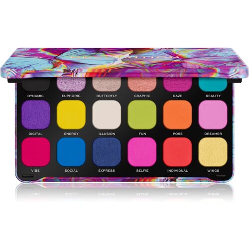 Makeup Revolution Forever Flawless paleta sjenila za oči nijansa Digi Butterfly 18 x 1.1 g Cijene