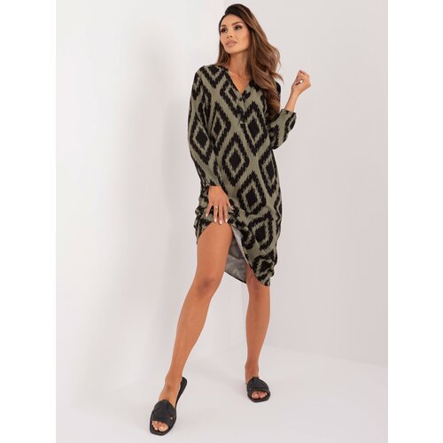 Sublevel Dress-D73771M30427B-khaki Slike