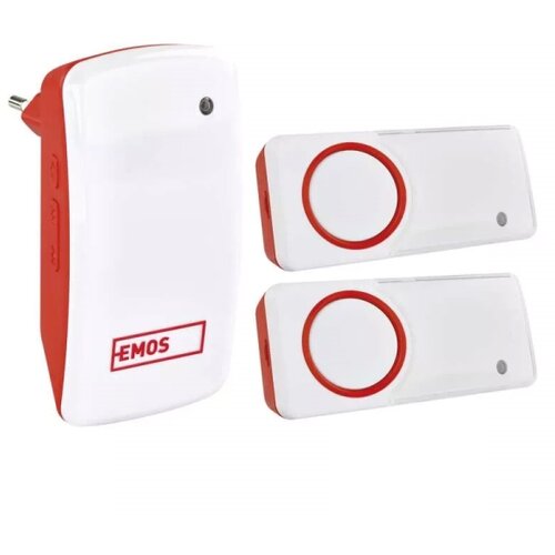  KOMPLET Bežični zvono za utičnicu + 2x dugme 230V IP44 Slike