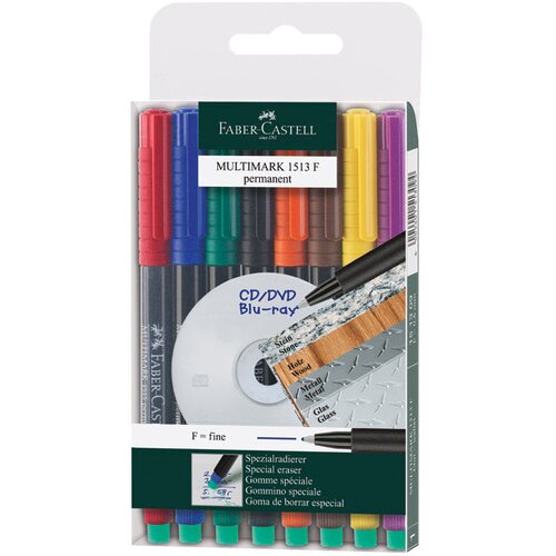 Marker permanentni 0,6mm multimark faber castell 151309/8boja Cijene