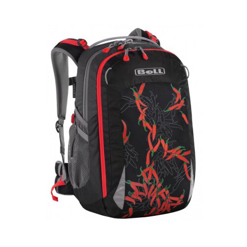 BOLL šolski nahrbtnik smart artwork collection 24 l chilli peppers - black Cene