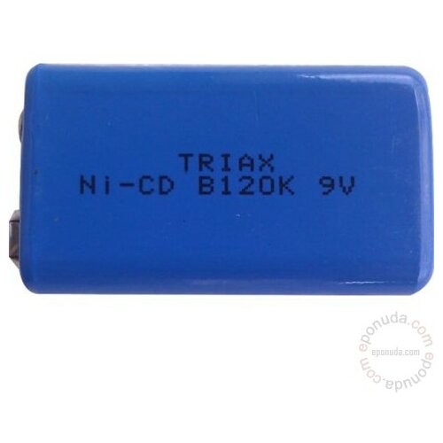 Triax punjive 9V Power B9V120 NiMH baterija za digitalni fotoaparat Slike
