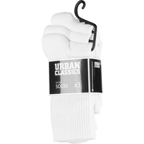 Urban Classics Sport Socks 3-Pack white Cene