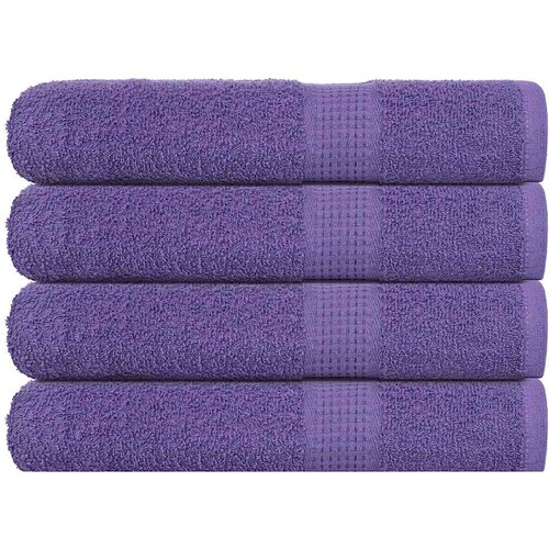 Furnova Brisače 4 kos vijolična 100x200 cm 360 g/m² 100% bombaž, (21916584) Cene