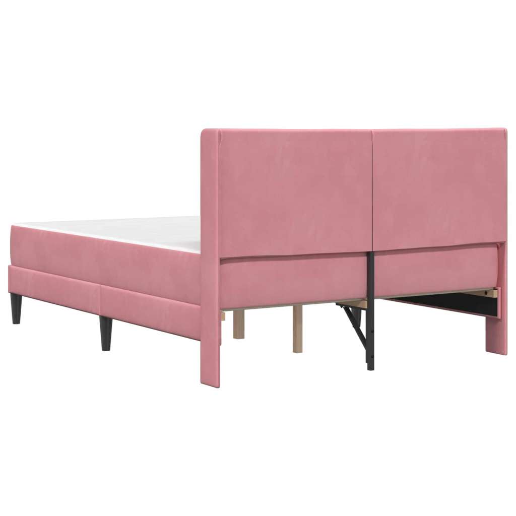  Okvir za krevet Ružičasta 140 x 190 cm Bar&amp;scaron;un - Ružičasta 140 x 190 cm Slike