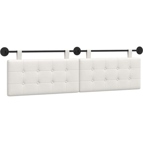  Držeće uzglavlje Zidne Lažna koža - Bijeli 160 cm bez LED Slike