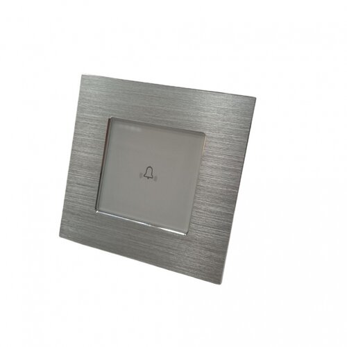 Wise prekidač za zvono sa aluminijumskim panelom WZ0011 - Srebrni Cene