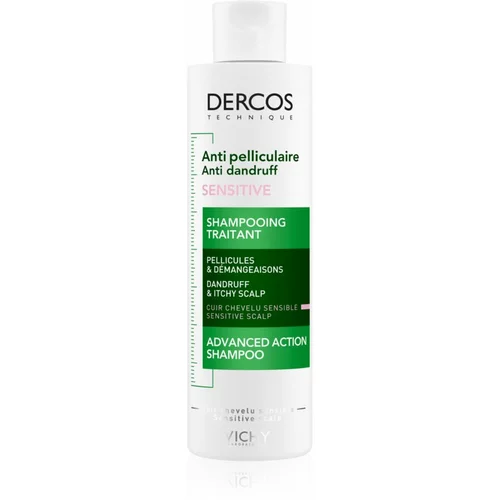 Vichy dercos anti-dandruff sensitive šampon proti prhljaju za občutljivo kožo 200 ml za ženske