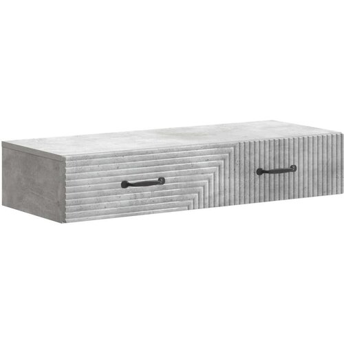 Stolna montirana na zid Betonska siva 87 5 x 34 5 x 17 cm Cene