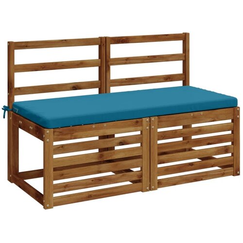  Jastučići za klupe - 2 dijela SOEST 2 kom. 100% poliester - Svjetloplava 110 x 50 x 5 cm Poliester Cijene