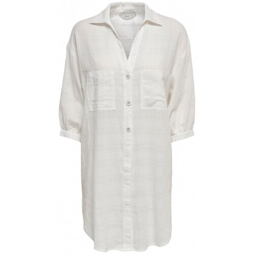 Only Shirt Naja S/S - Bright White Bijela Slike